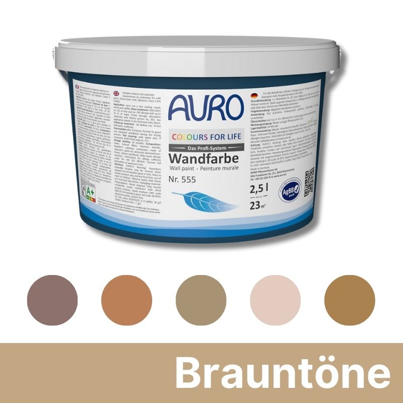 Auro Colours for Life Wandfarben - Braun