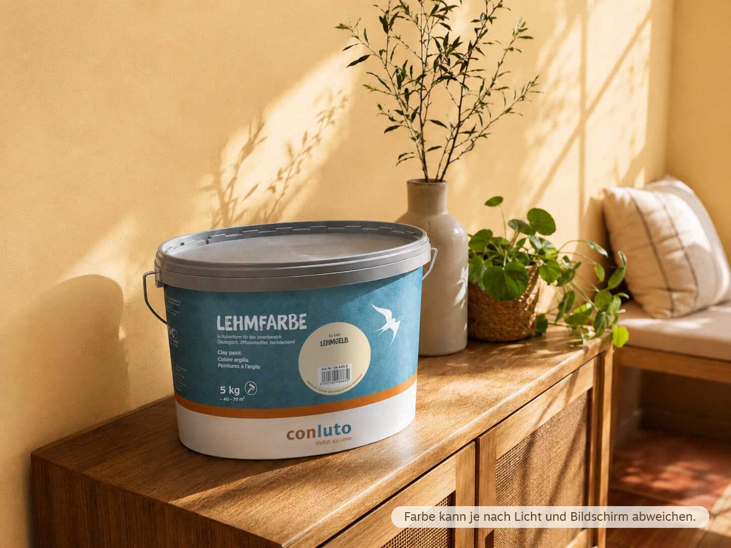 conluto Lehmfarbe Lehmgelb 