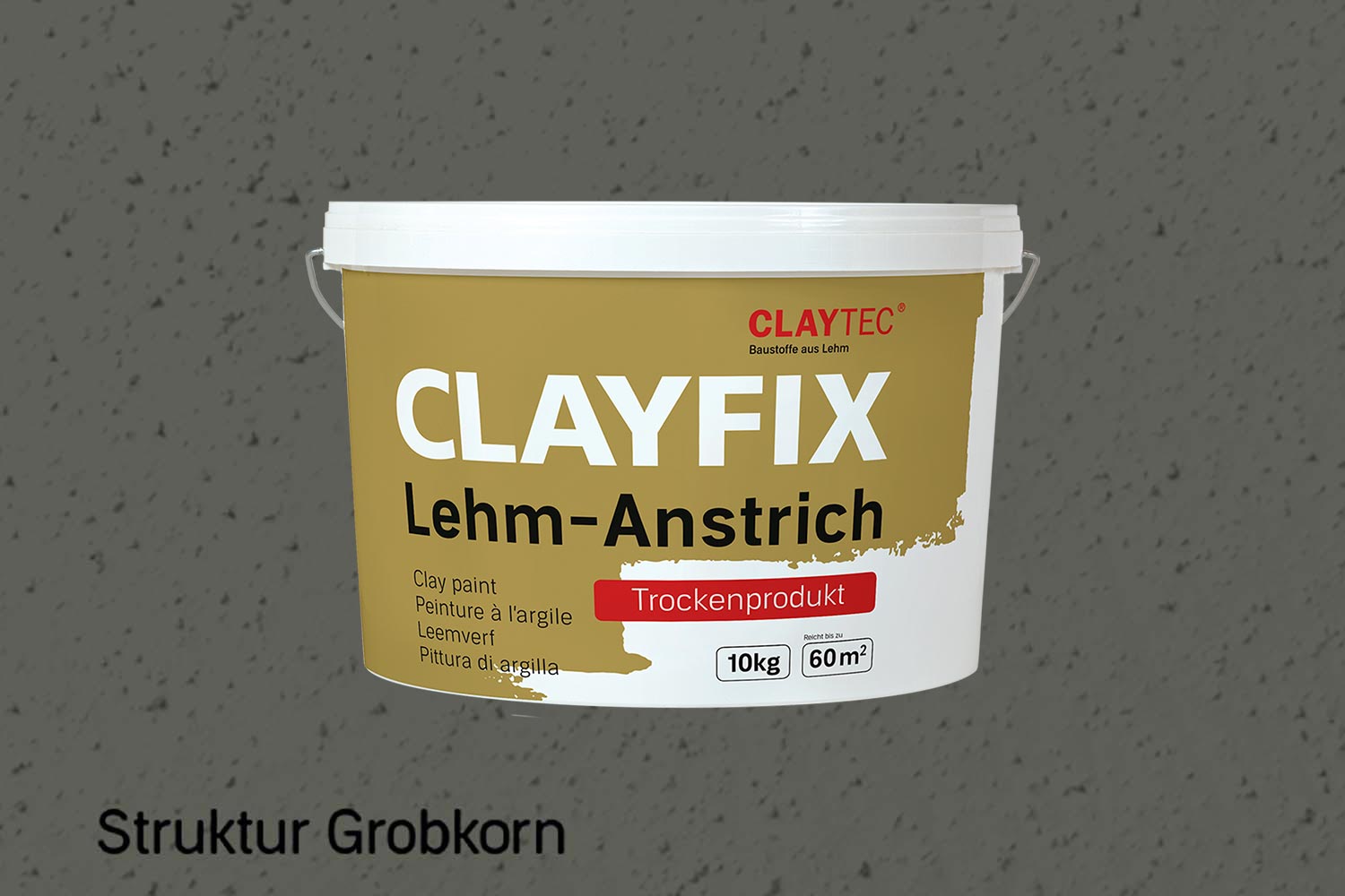 Claytec Clayfix Lehm-Anstrich Grobkorn