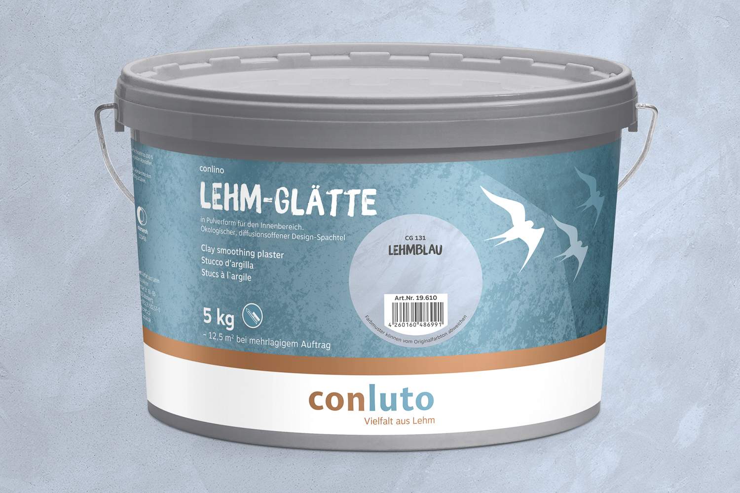 conluto Lehm-Glätte Lehmblau