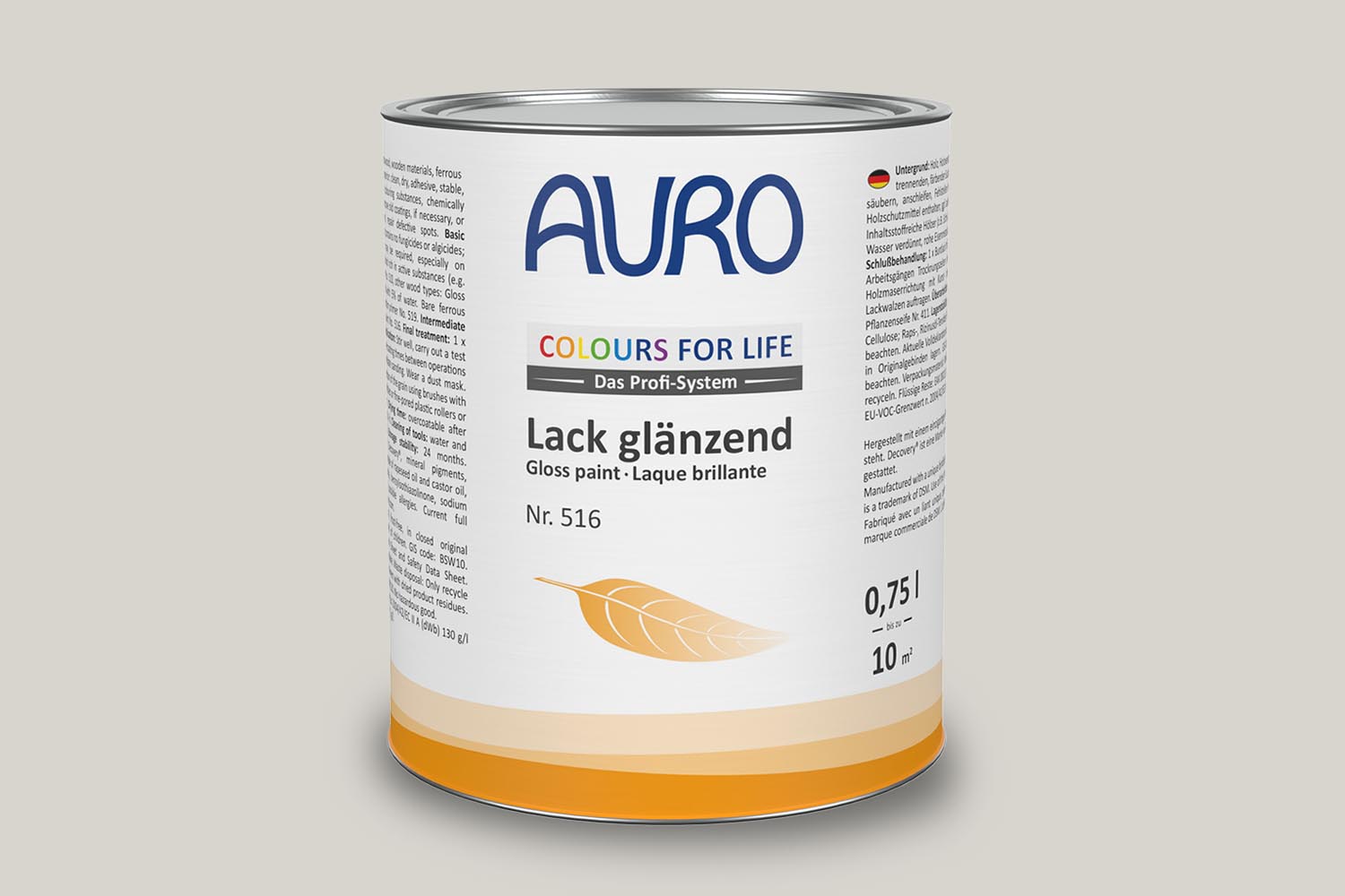 Auro Lack glänzend Nr. 516 greige Colours for Life