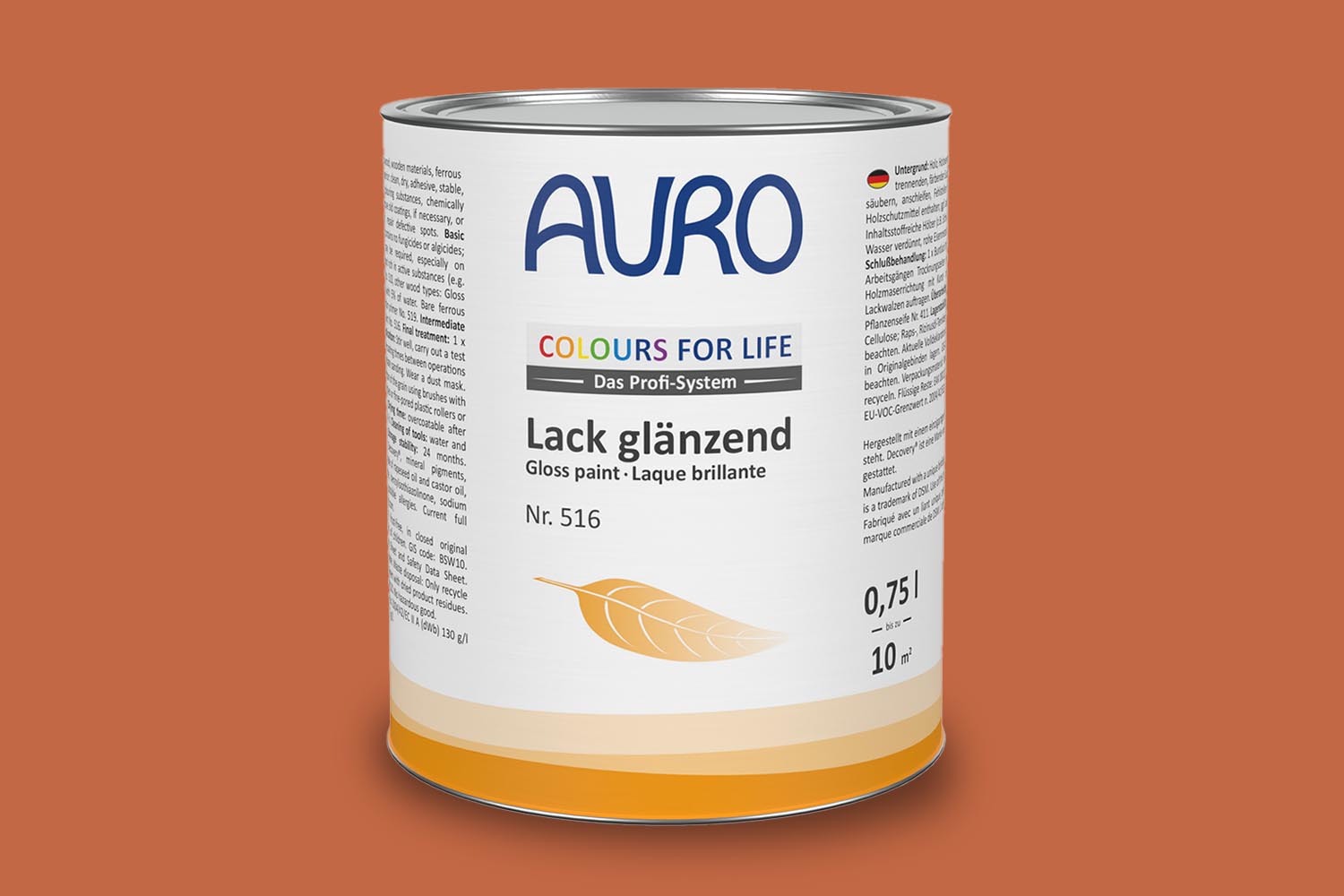Auro Lack glänzend Nr. 516 Rottöne Colours for Life