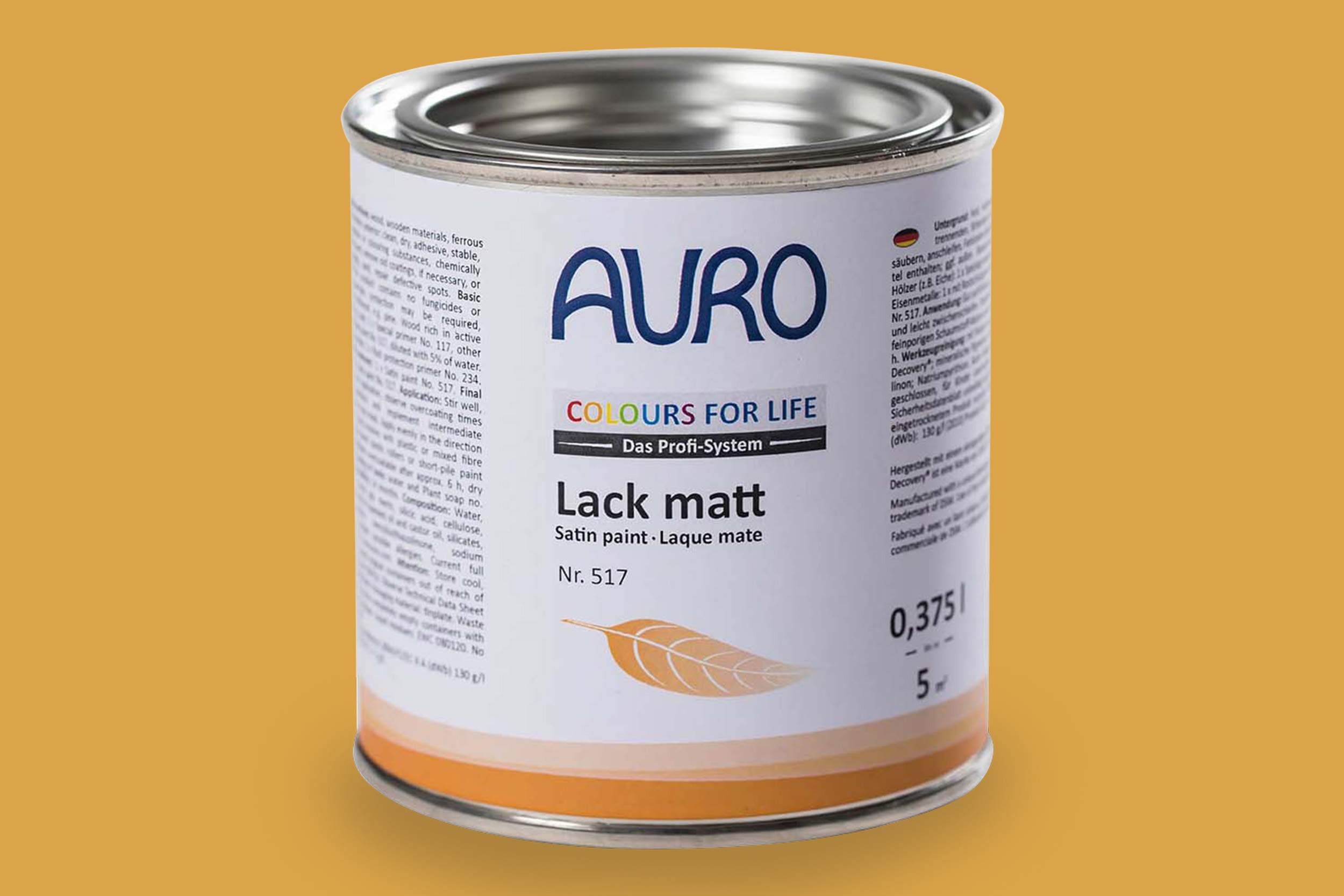 Auro Lack matt Nr. 517 Gelbtöne Colours for Life