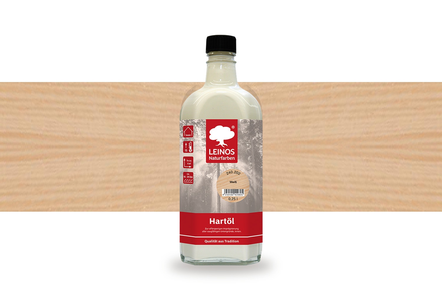Leinos Hartöl 240 Weiß