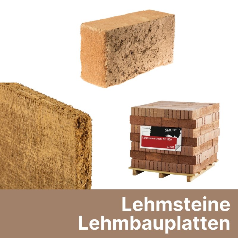 Lehmsteine & Lehmbauplatten