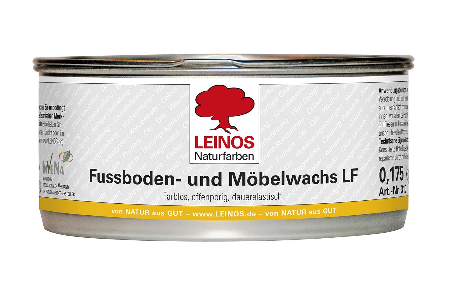 Leinos Fußboden- und Möbelwachs lösemittelfrei 310