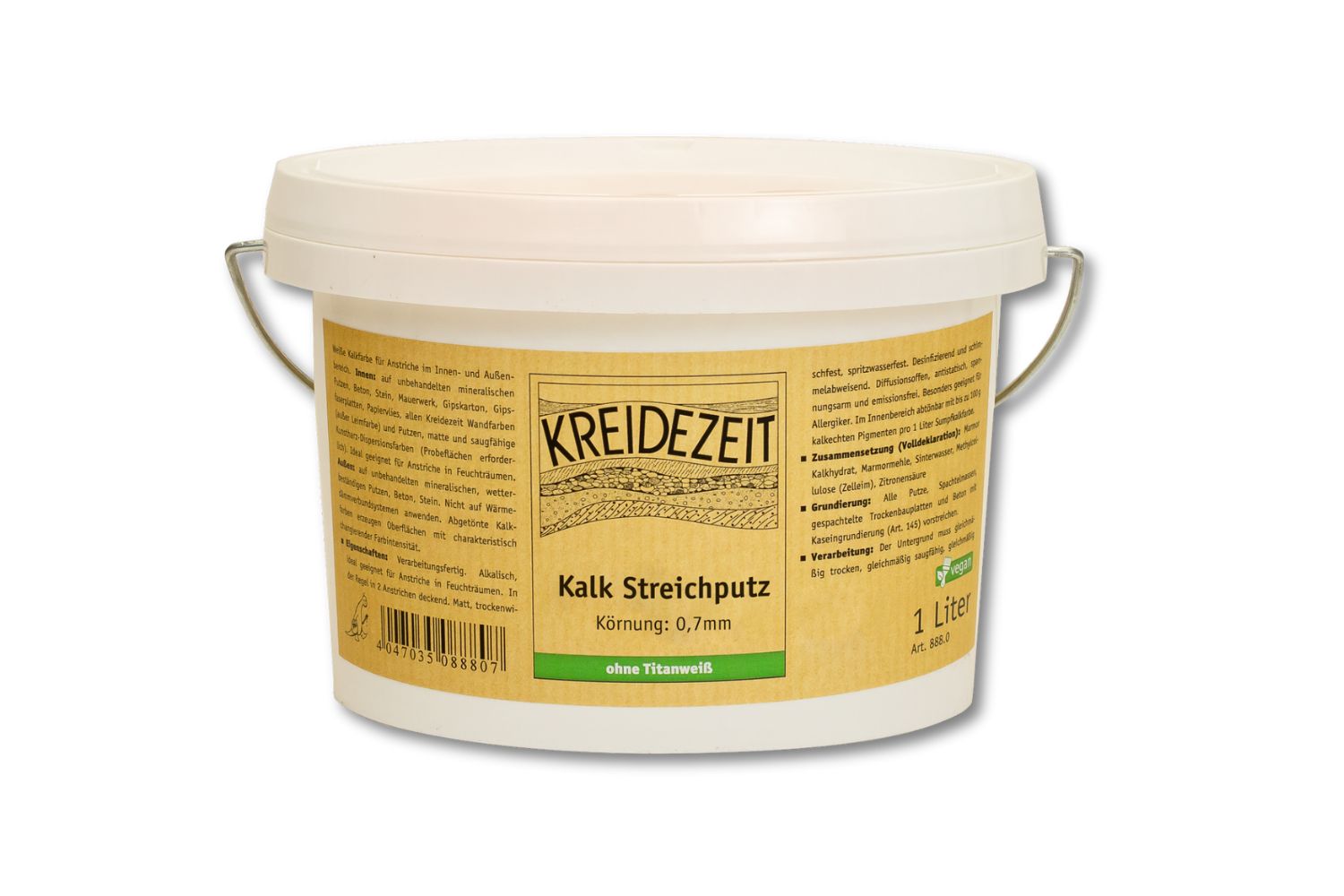 Kreidezeit Kalk-Streichputz 1 Liter