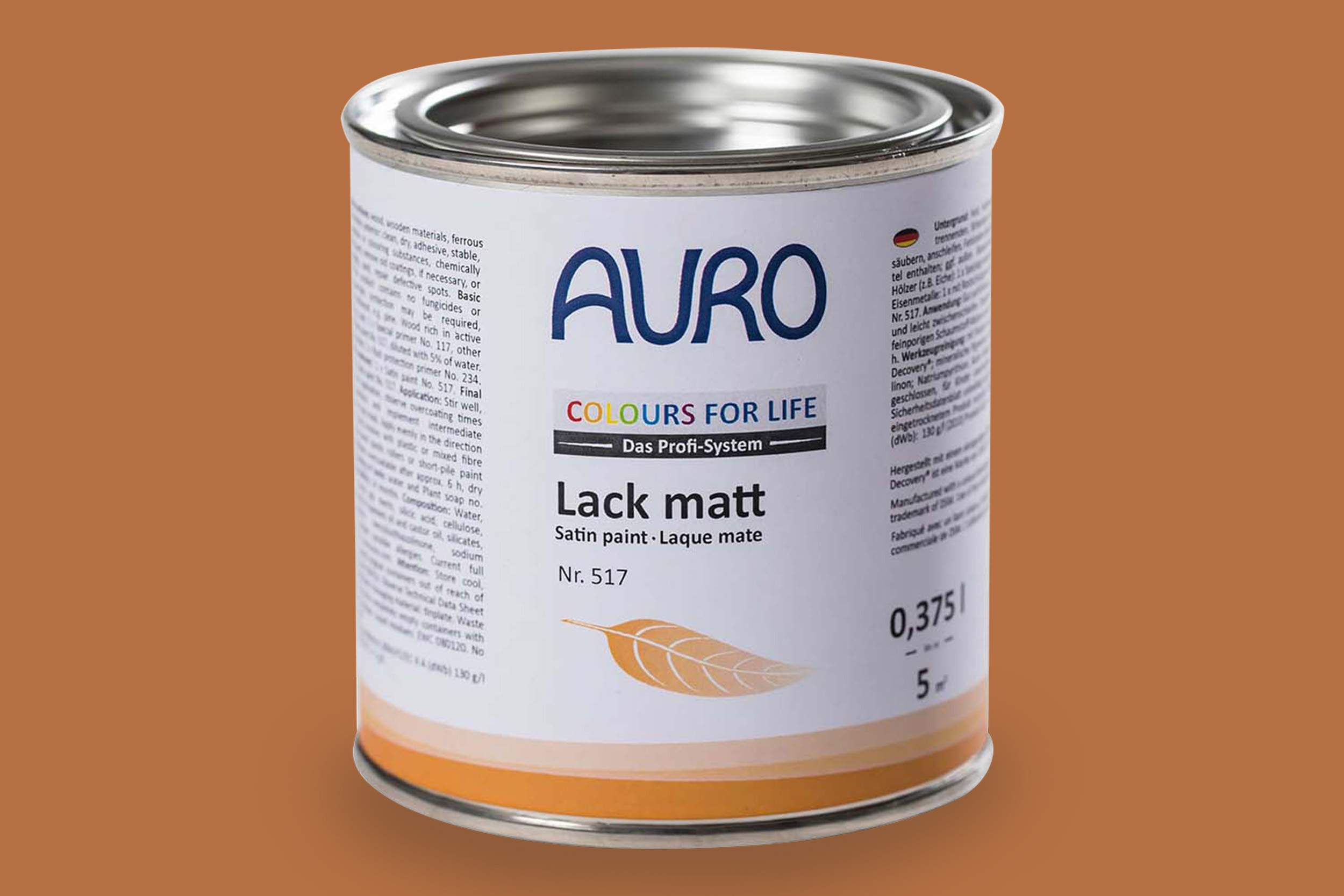 Auro Lack matt Nr. 517 Orangetöne Colours for Life