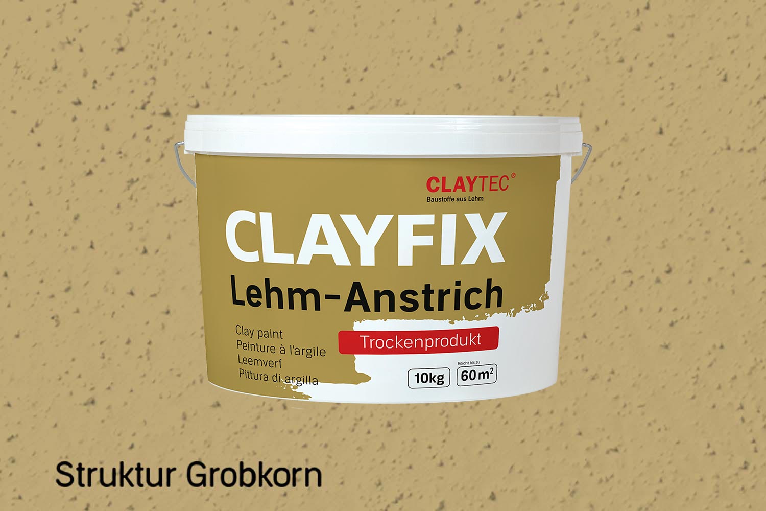 Claytec Clayfix Lehm-Anstrich Grobkorn