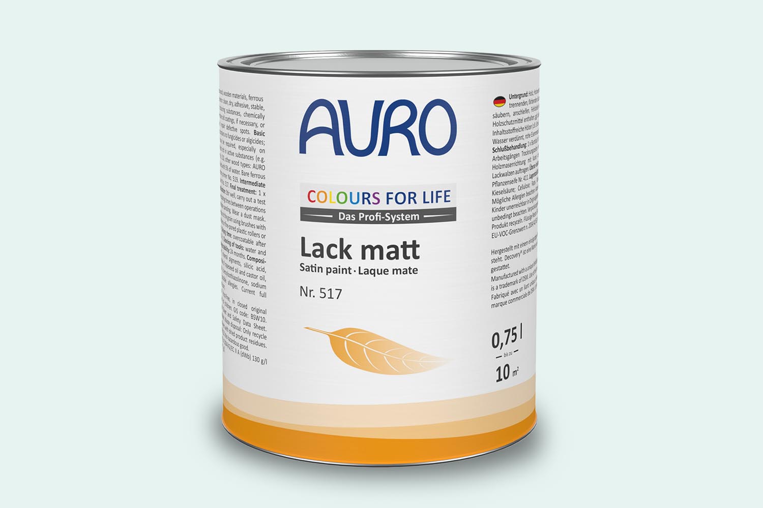 Auro Lack matt Nr. 517 light aqua Colours for Life