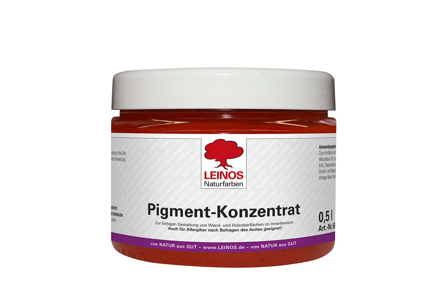 Leinos Pigment-Konzentrat 668 Krapp-Hellrot