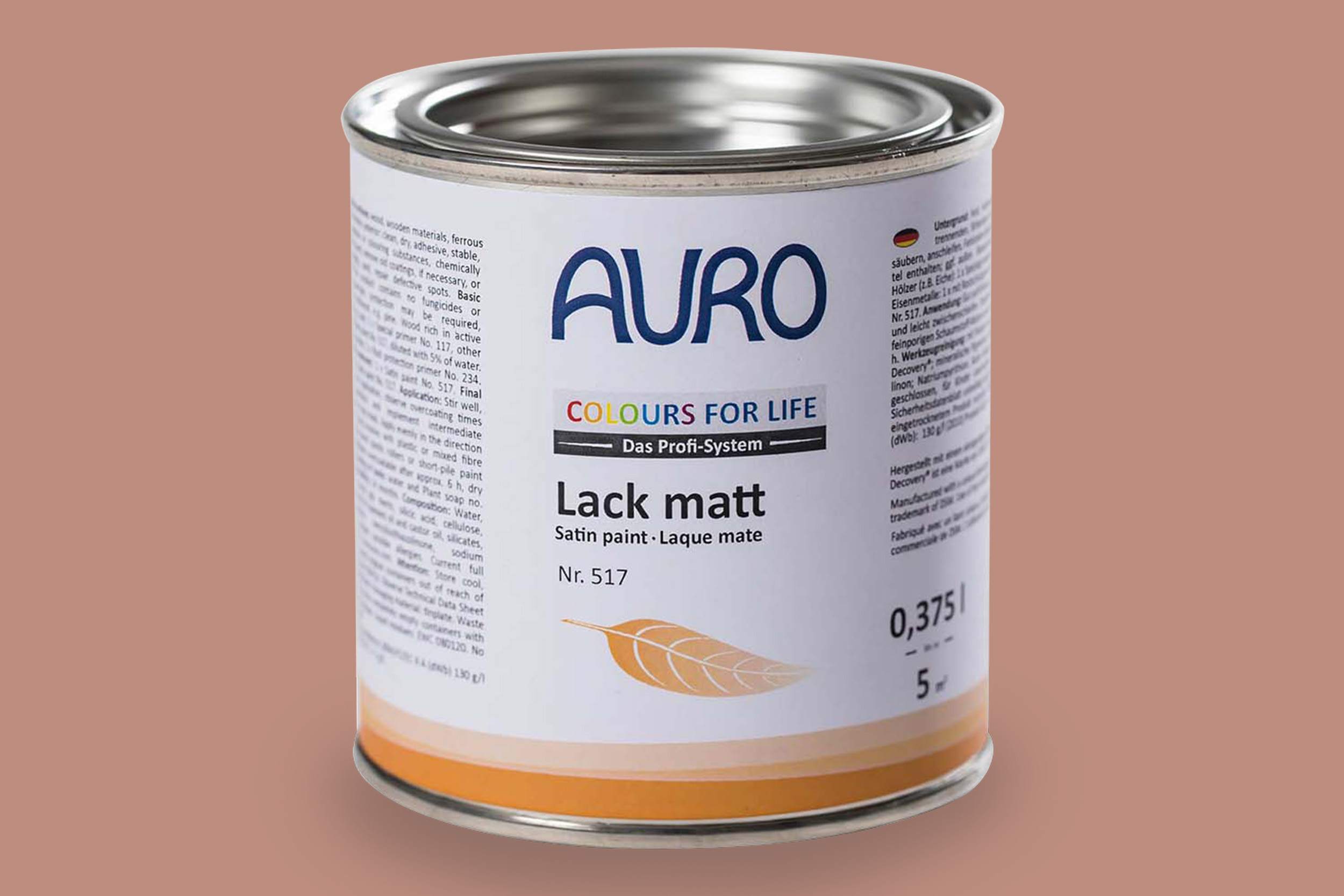 Auro Lack matt Nr. 517 Rottöne Colours for Life