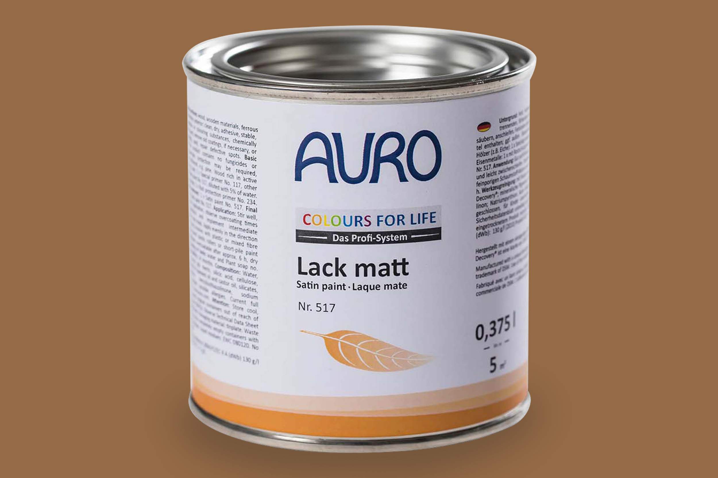 Auro Lack matt Nr. 517 Brauntöne Colours for Life