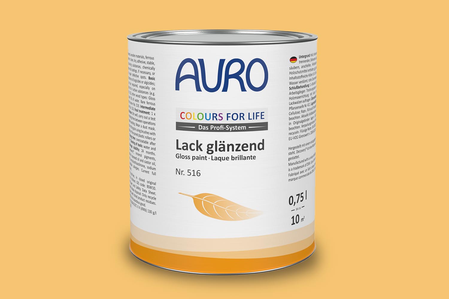 Auro Lack glänzend Nr. 516 Orangetöne Colours for Life