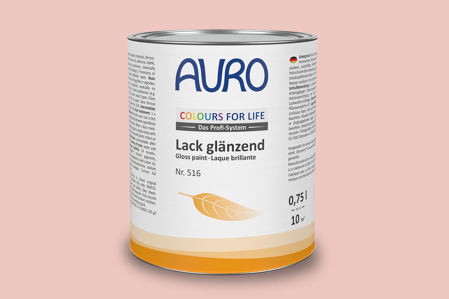 Auro Lack glänzend Nr. 516 strawberry delight Colours for Life