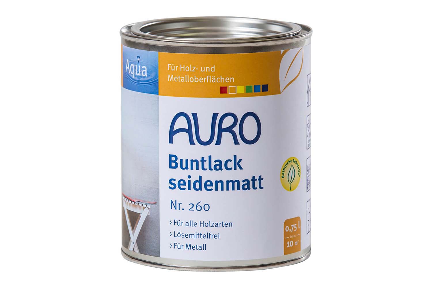 Auro Buntlack seidenmatt Nr. 260 - Ultramarin-Blau