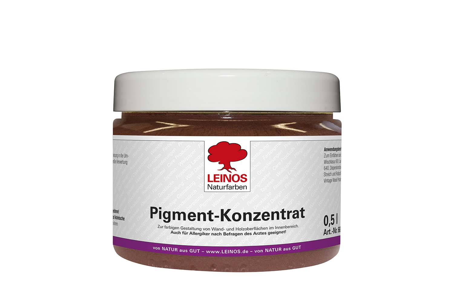 Leinos Pigment-Konzentrat 668 Eisenoxid Mahagoni