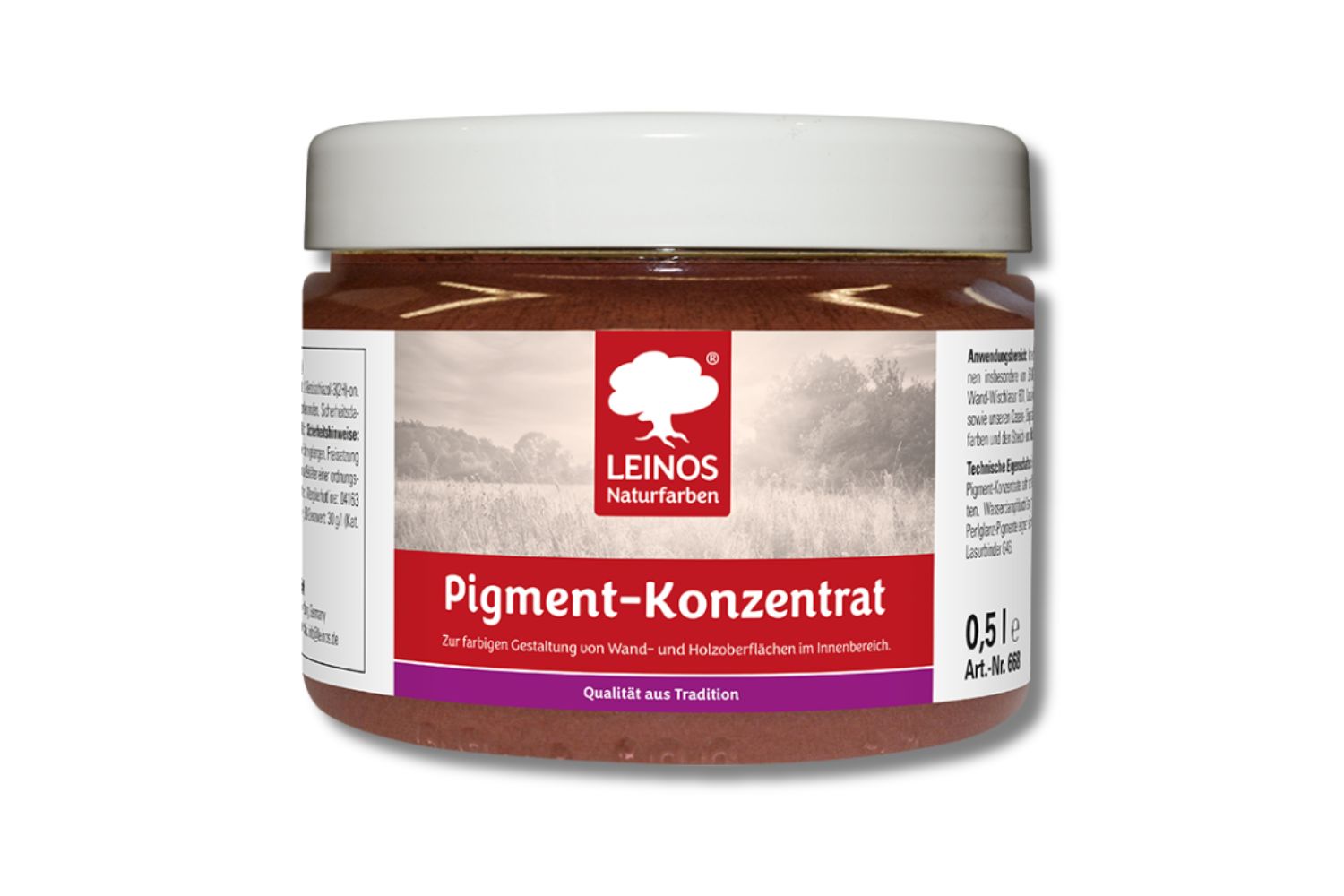 Leinos Pigment-Konzentrat 668 Eisenoxid Mahagoni