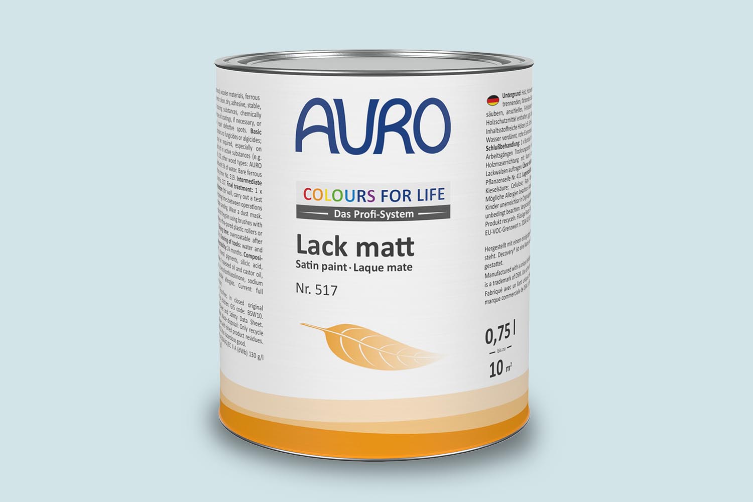 Auro Lack matt Nr. 517 Blautöne Colours for Life