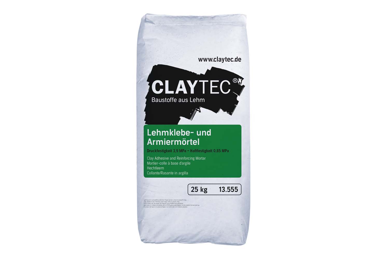 Claytec Lehmklebe- und Armiermörtel