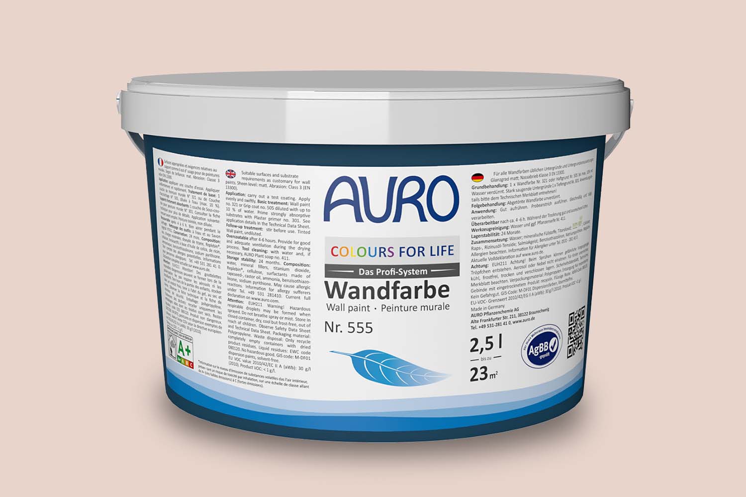 Auro Wand- und Deckenfarbe Nr. 555 Soft Tones Colours For Life