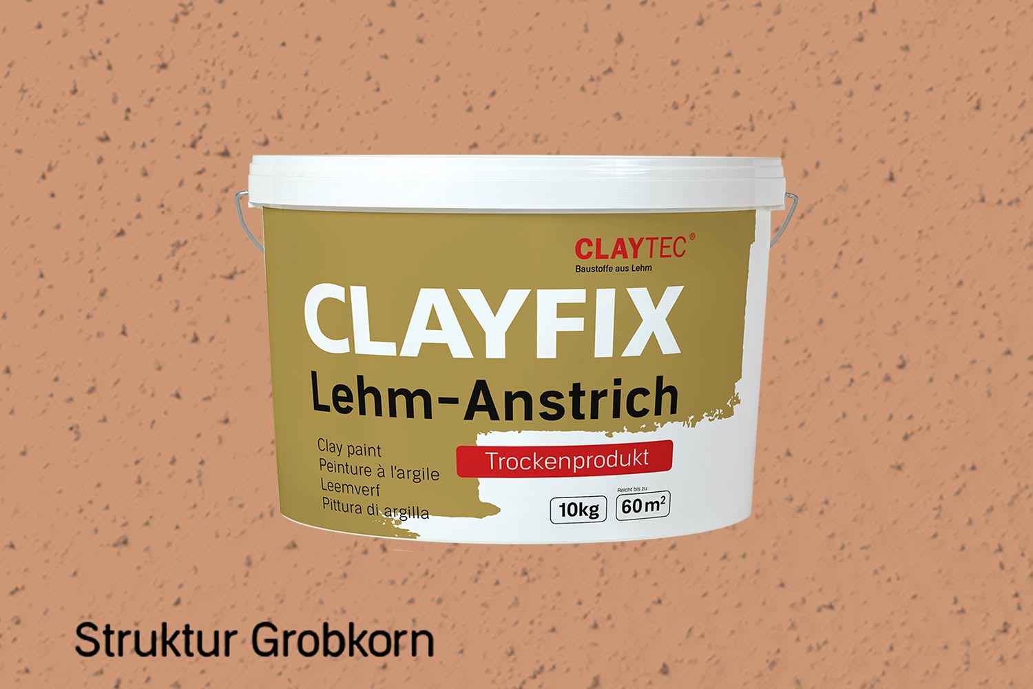 Claytec Clayfix Lehm-Anstrich Grobkorn