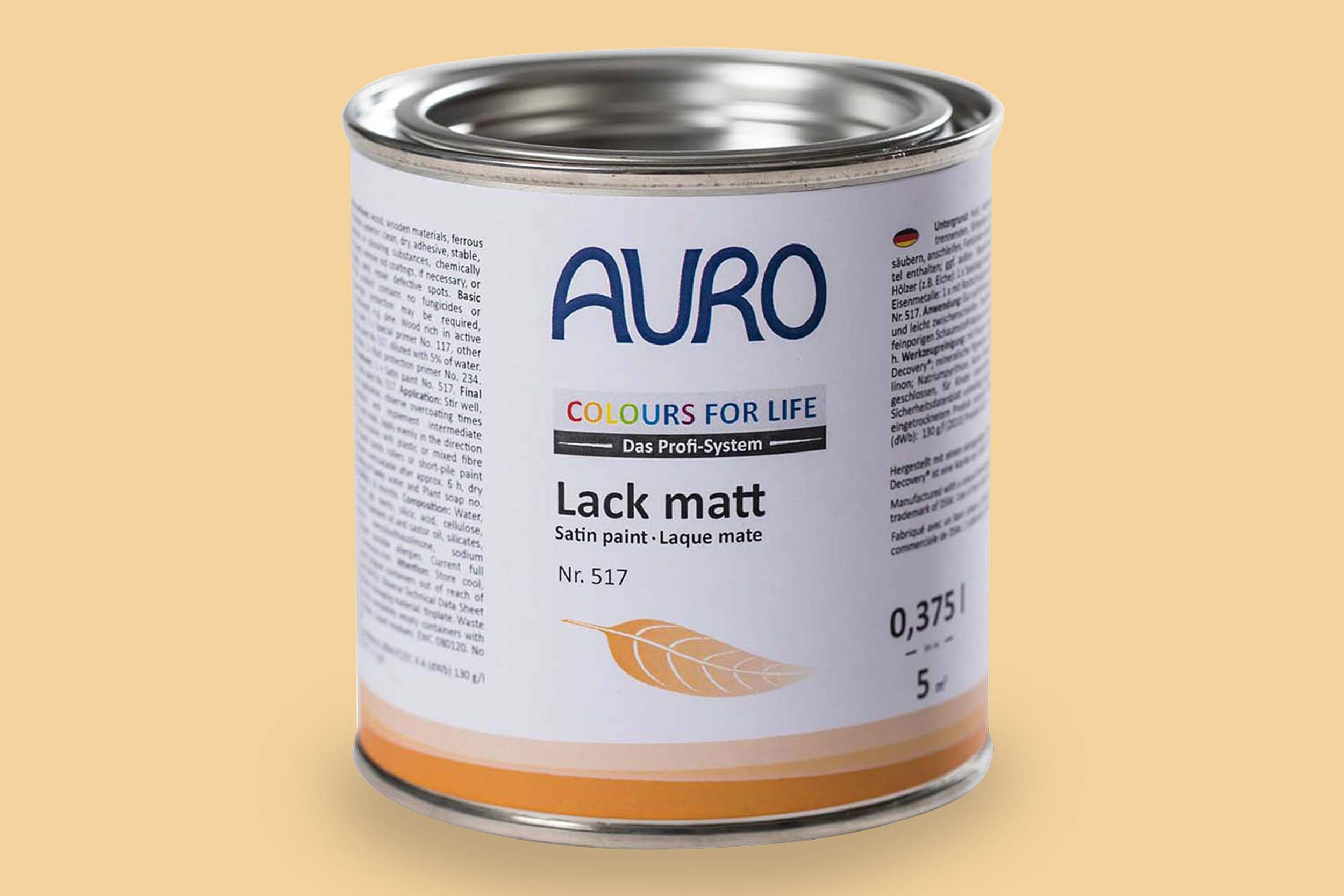 Auro Lack matt Nr. 517 Gelbtöne Colours for Life