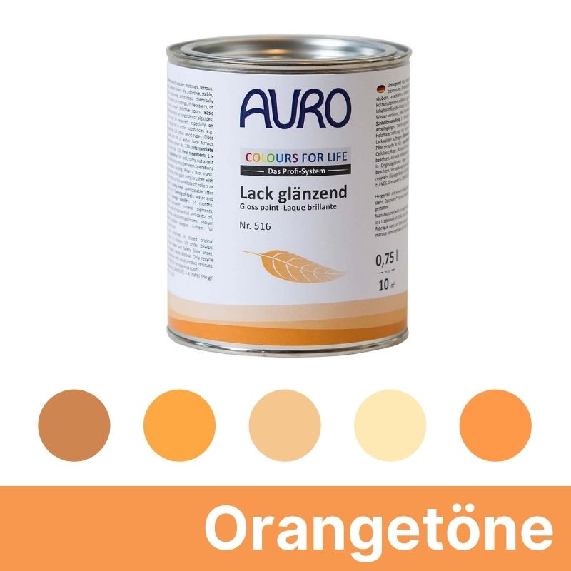 Auro Colours for Life Lack glänzend - Orange