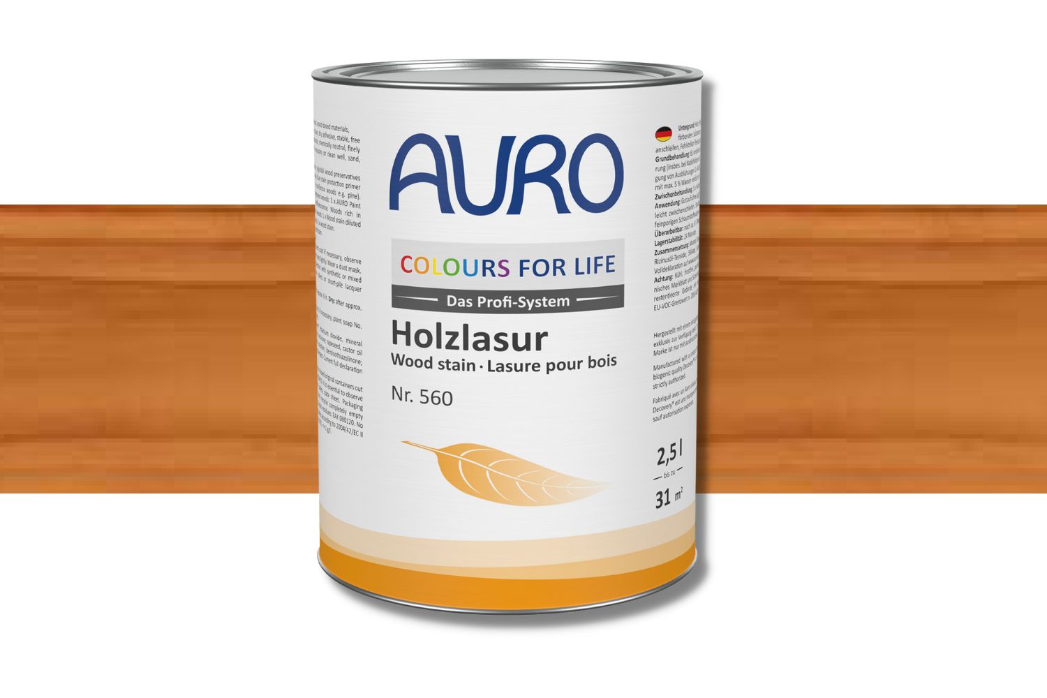 Auro Holzlasur Nr. 560 Colours for Life - teak