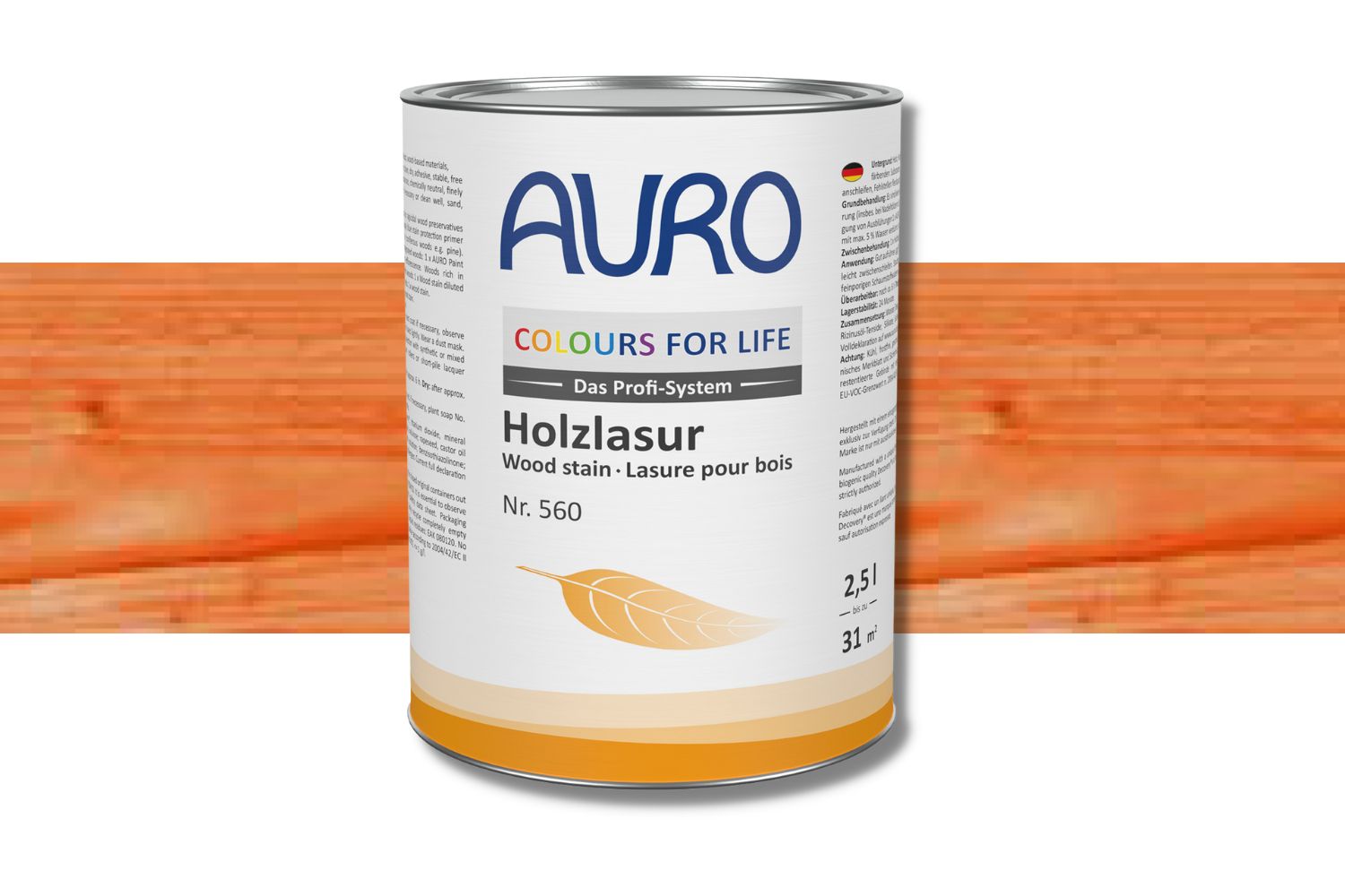 Auro Holzlasur Nr. 560 Colours for Life