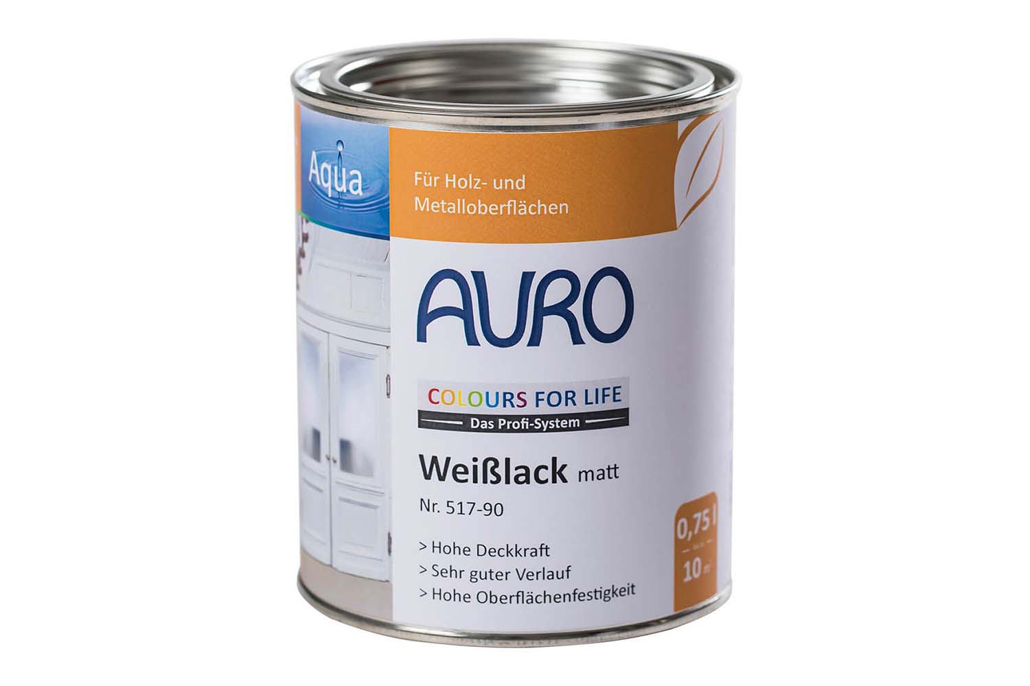 Auro Weißlack matt Nr. 517 Colours for Life