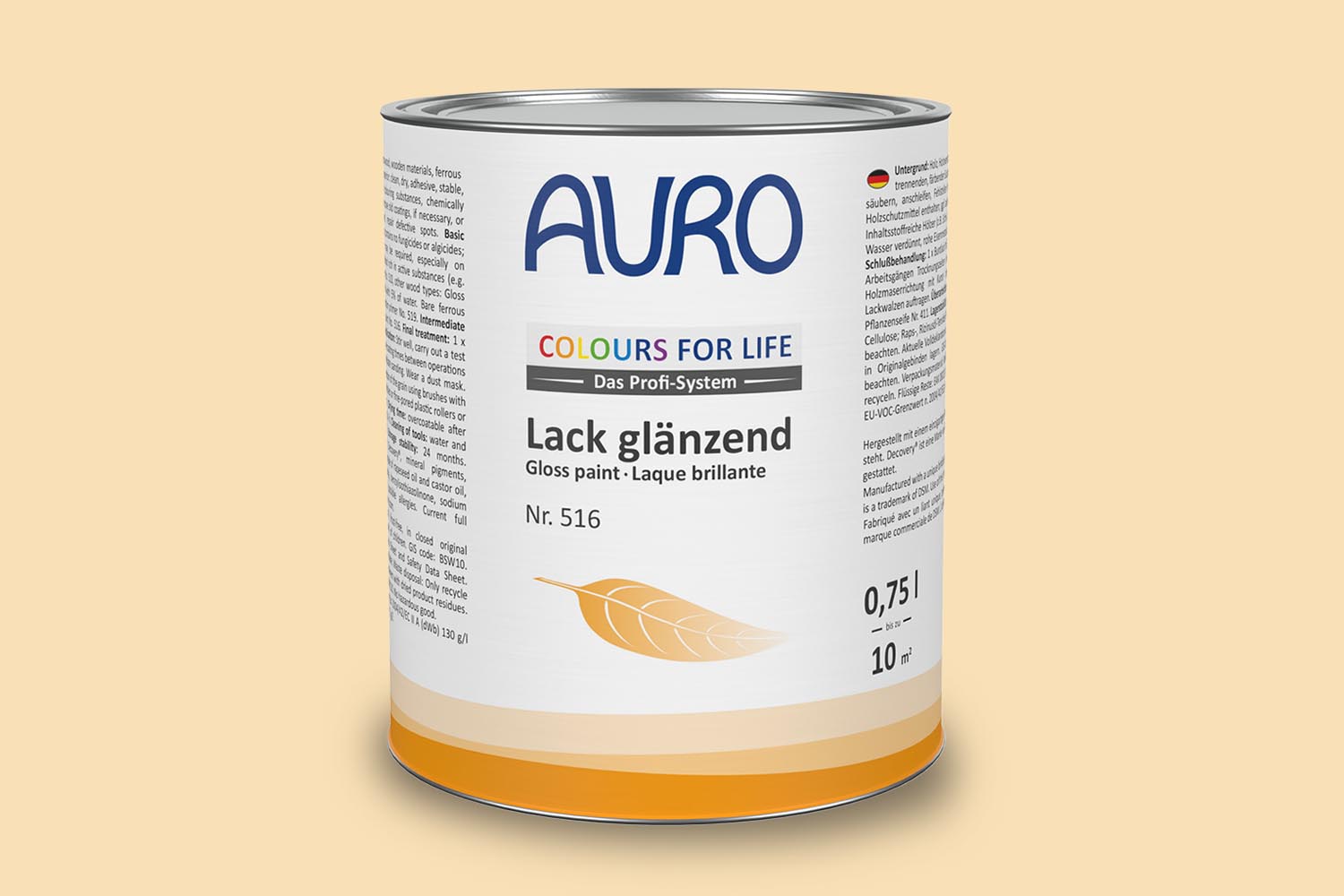 Auro Lack glänzend Nr. 516 Gelbtöne Colours for Life
