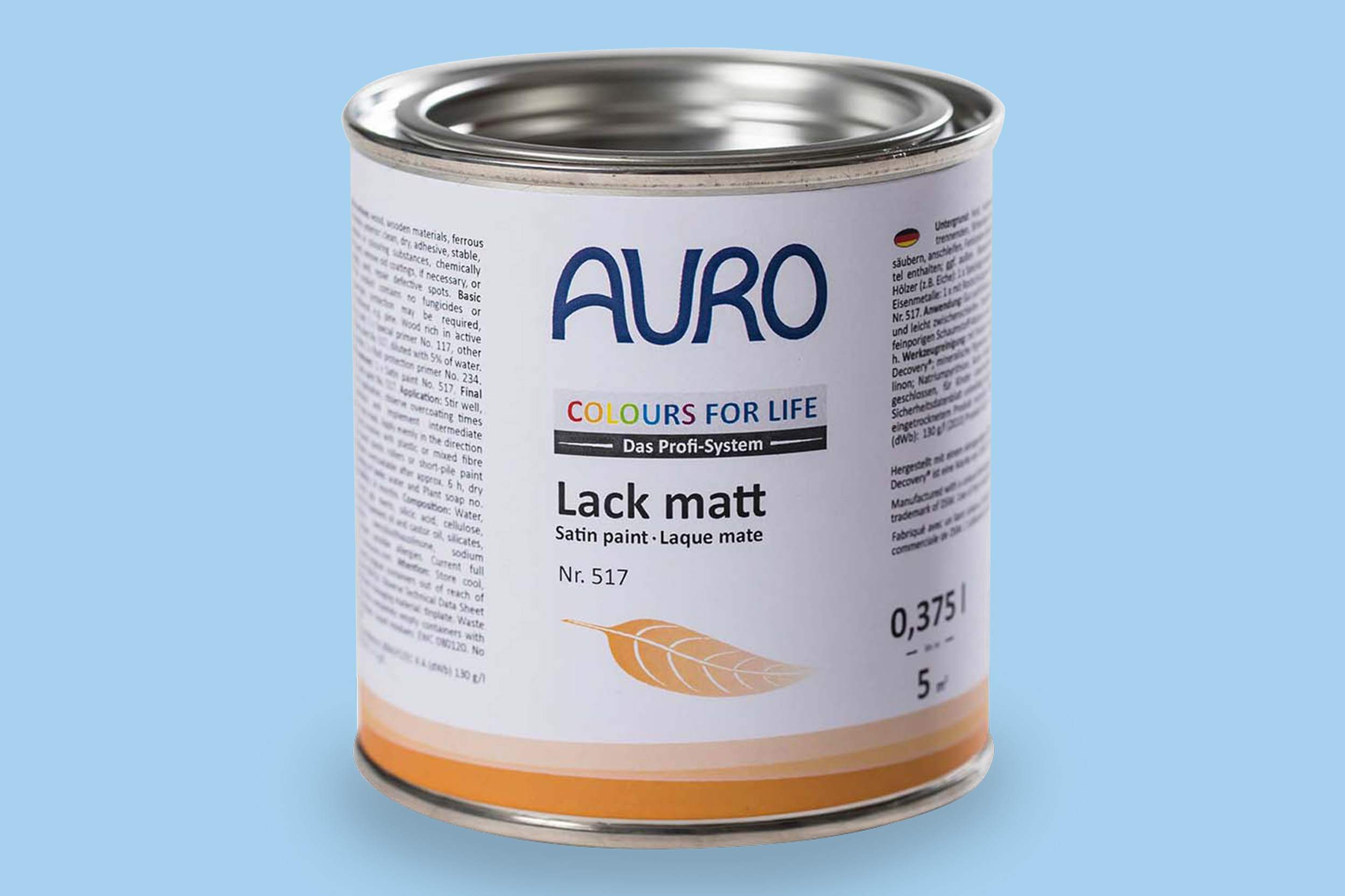 Auro Lack matt Nr. 517 Blautöne Colours for Life