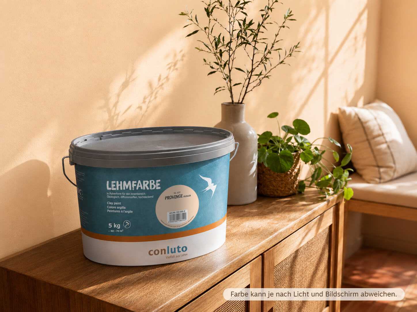 conluto Lehmfarbe Provence gelblich