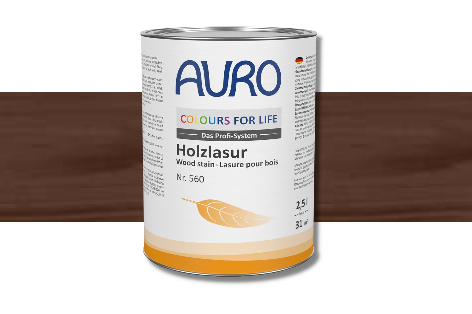 Auro Holzlasur Nr. 560 Colours for Life - palisander