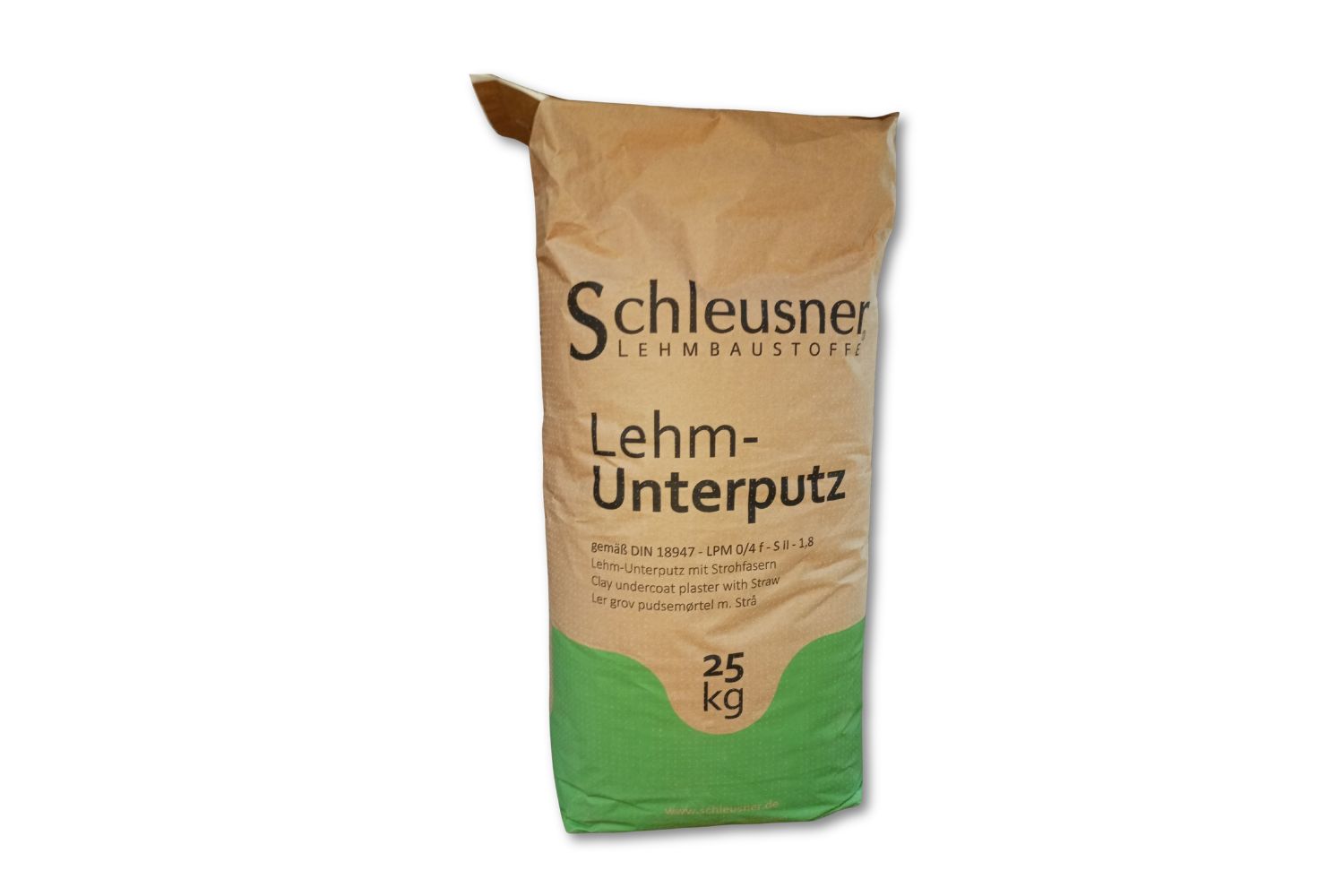 Schleusner Lehm-Unterputz mit Stroh