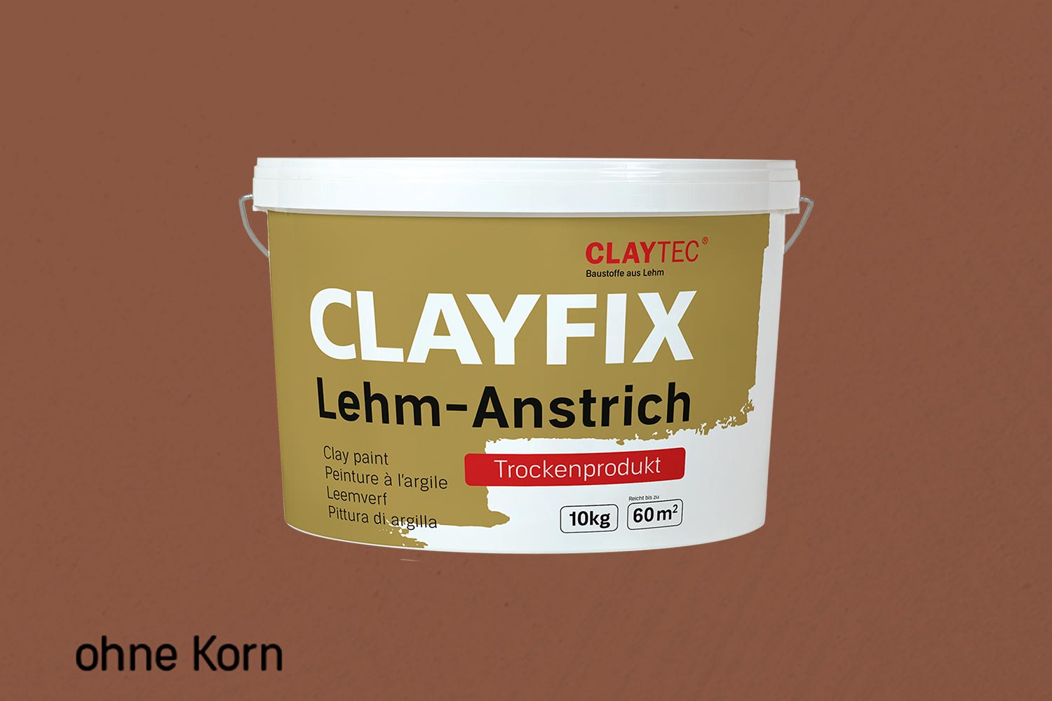 Claytec Clayfix Lehm-Anstrich ohne Korn