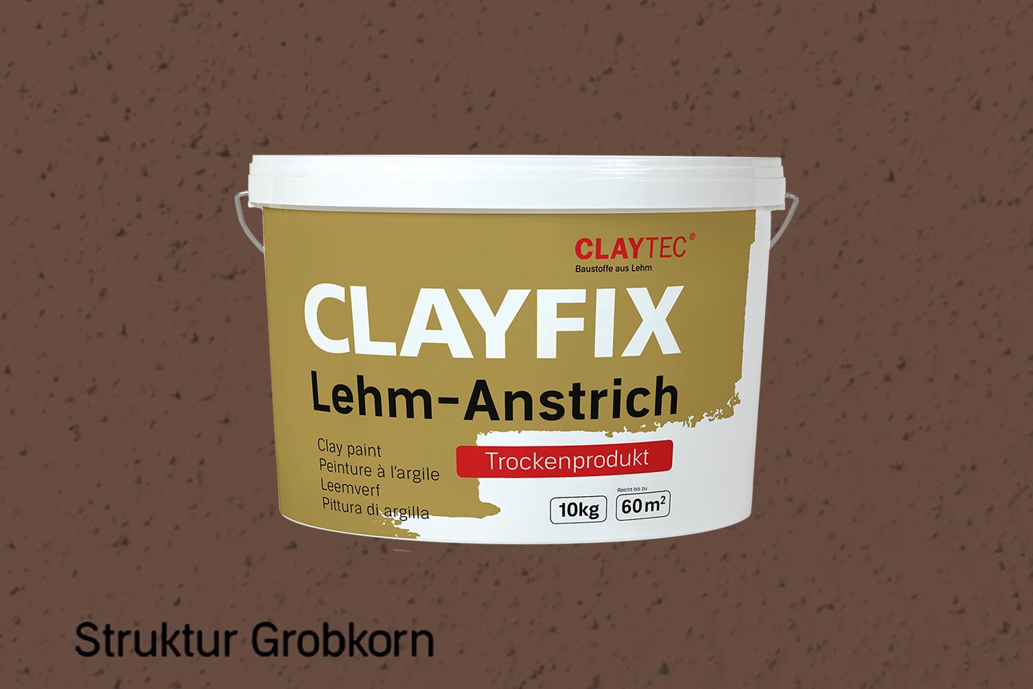 Claytec Clayfix Lehm-Anstrich Grobkorn