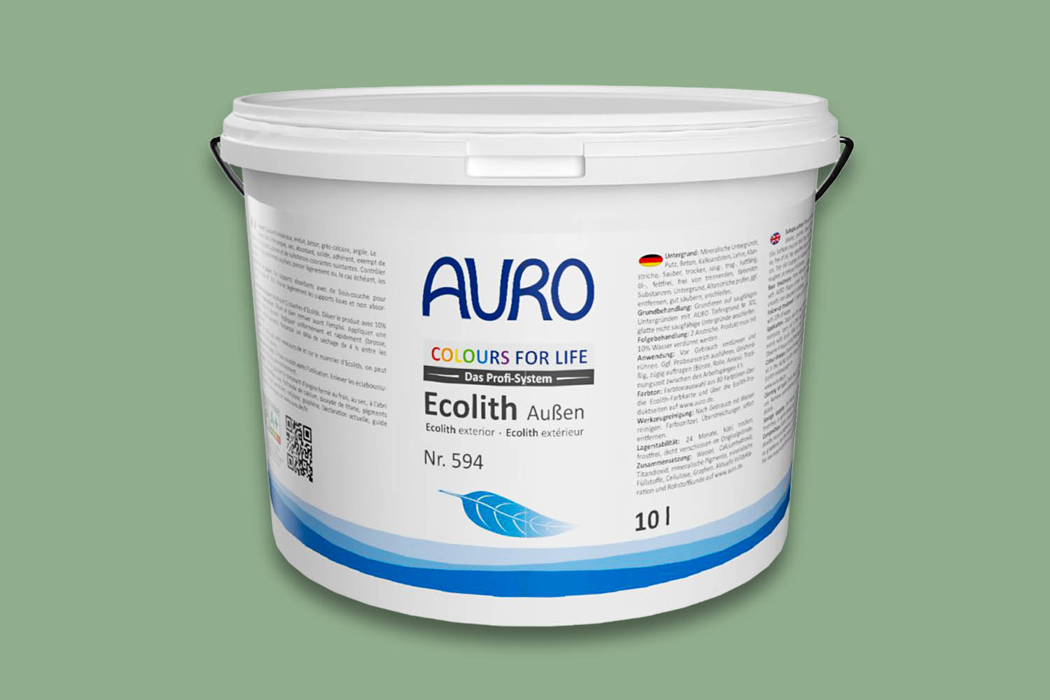 Auro Ecolith Außen Nr. 594 reseda green 10