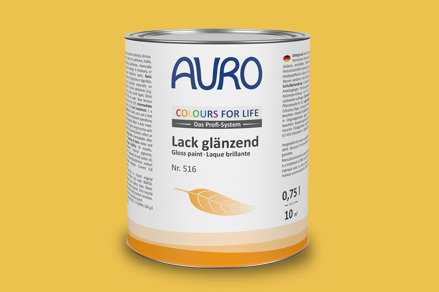 Auro Lack glänzend Nr. 516 Gelbtöne Colours for Life