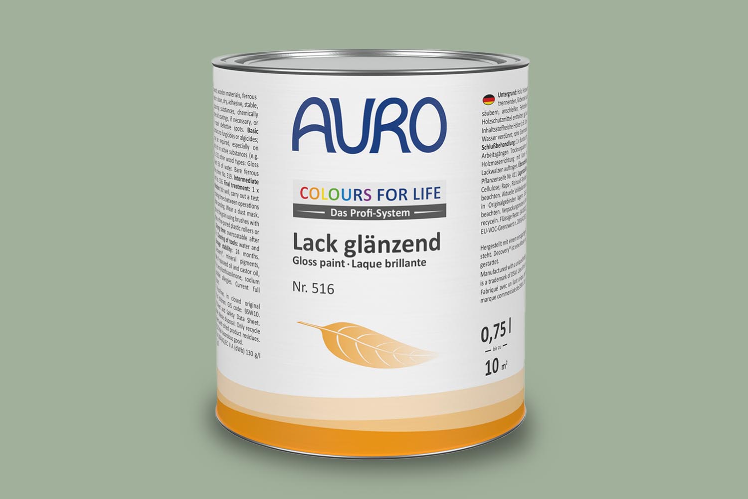 Auro Lack glänzend Nr. 516 Grüntöne Colours for Life