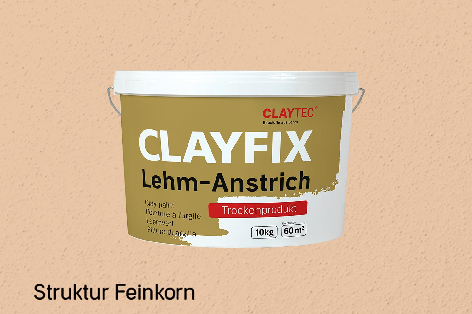 Claytec Clayfix Lehm-Anstrich Feinkorn