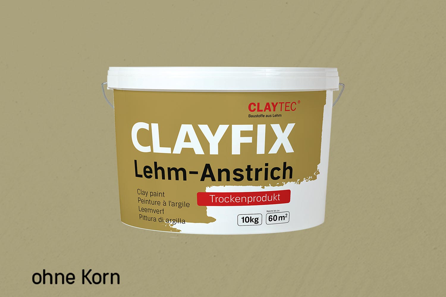 Claytec Clayfix Lehm-Anstrich ohne Korn