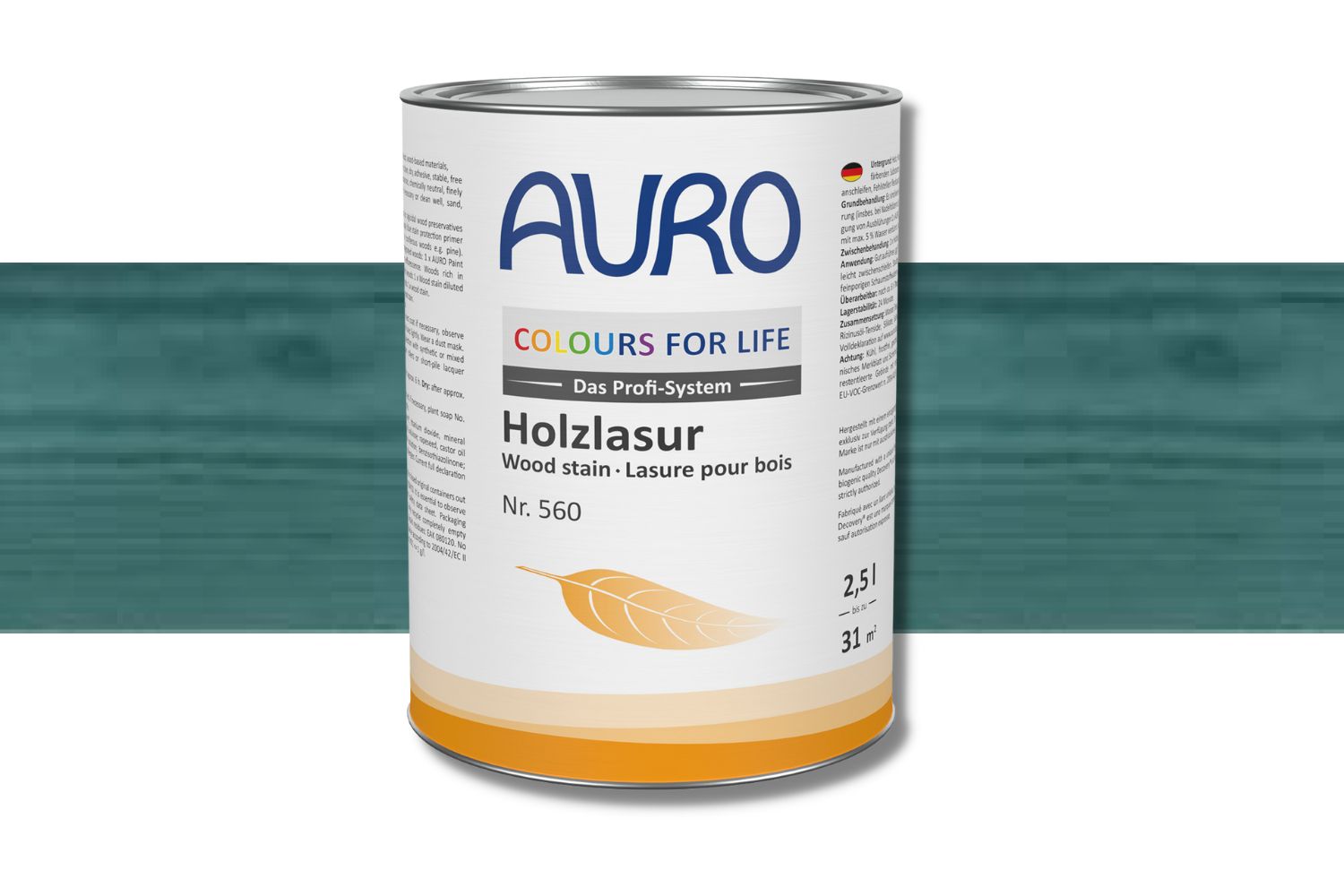 Auro Holzlasur Nr. 560 Colours for Life grün