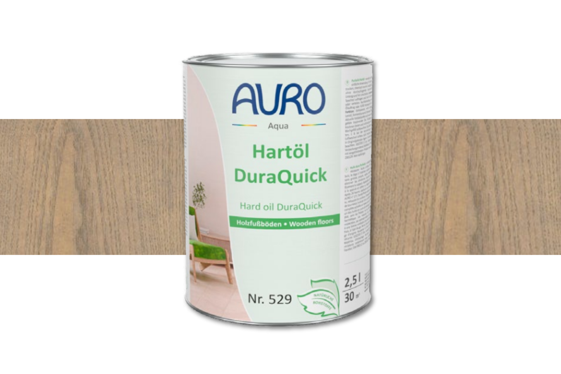 Auro Hartöl Dura Quick Nr. 529 - Grau