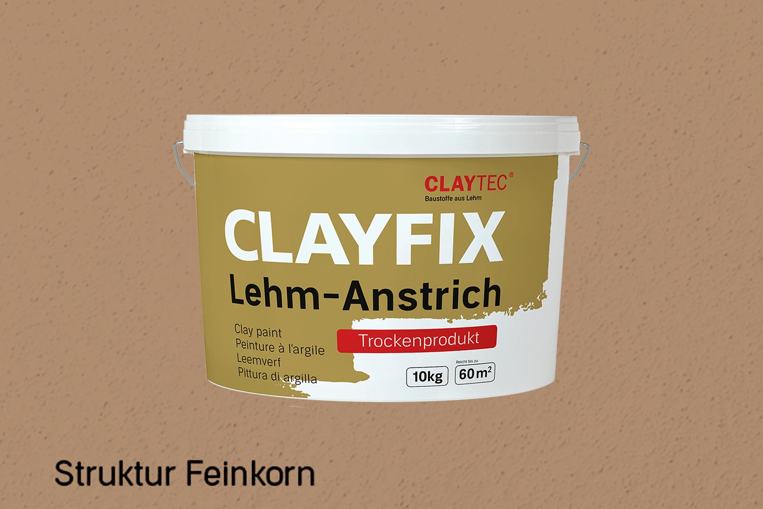 Claytec Clayfix Lehm-Anstrich Feinkorn