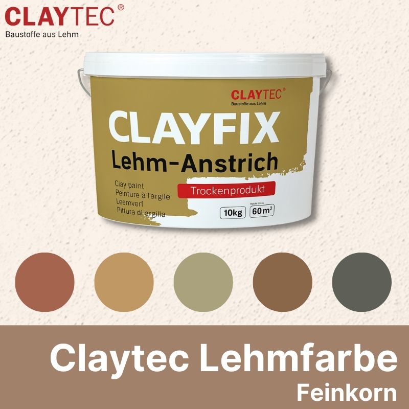 Claytec Lehm-Anstrich Feinkorn