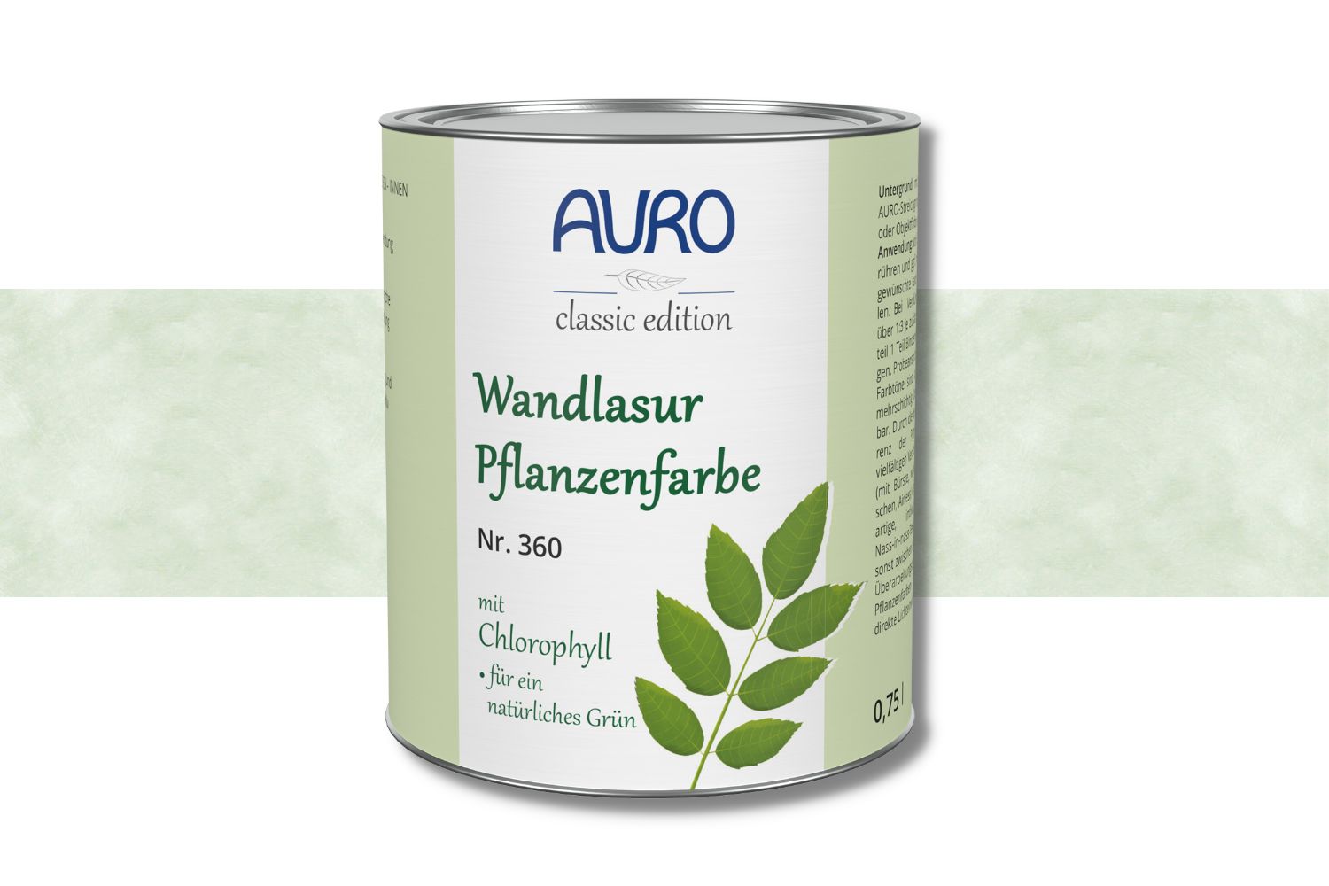 Auro Wandlasur-Pflanzenfarbe Nr. 360 - Blattgrün