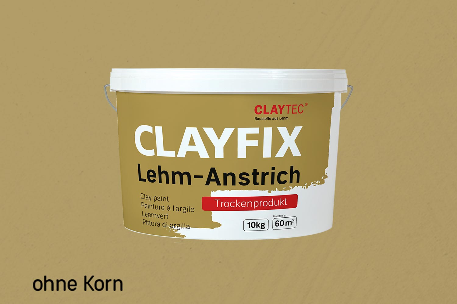 Claytec Clayfix Lehm-Anstrich ohne Korn