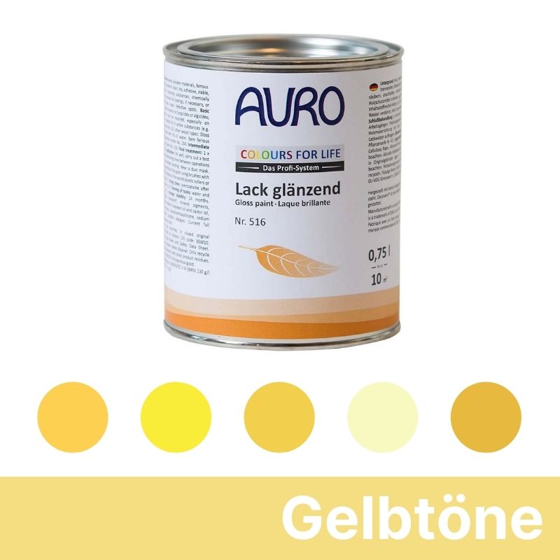 Auro Colours for Life Lack glänzend - Gelb